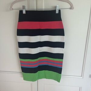 Lilly Pulitzer striped pencil sweater skirt